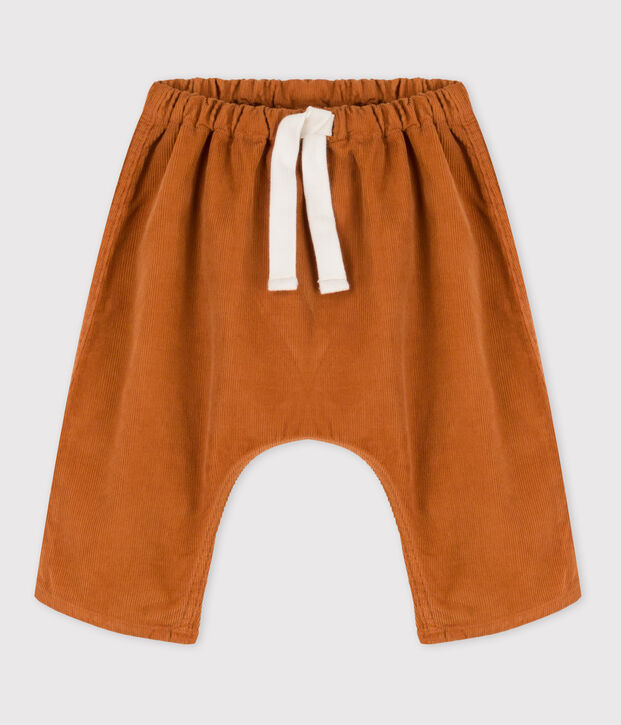 Pantalone in velluto a costine beb&egrave;. marrone