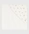 Asciugamano quadrato da bagno in cotone neonato MARSHMALLOW/ BRUN