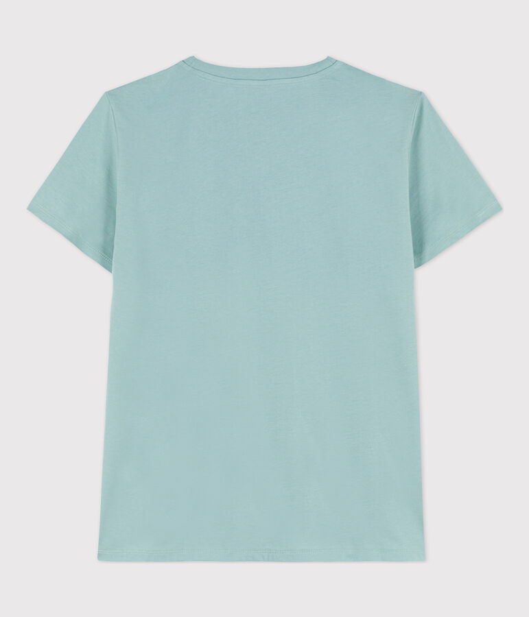 T-shirt LE DROIT in cotone con scollo a V Donna verde