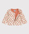 Cardigan in tubique trapuntato con stampa per bebè bianco AVALANCHE/ MULTICO