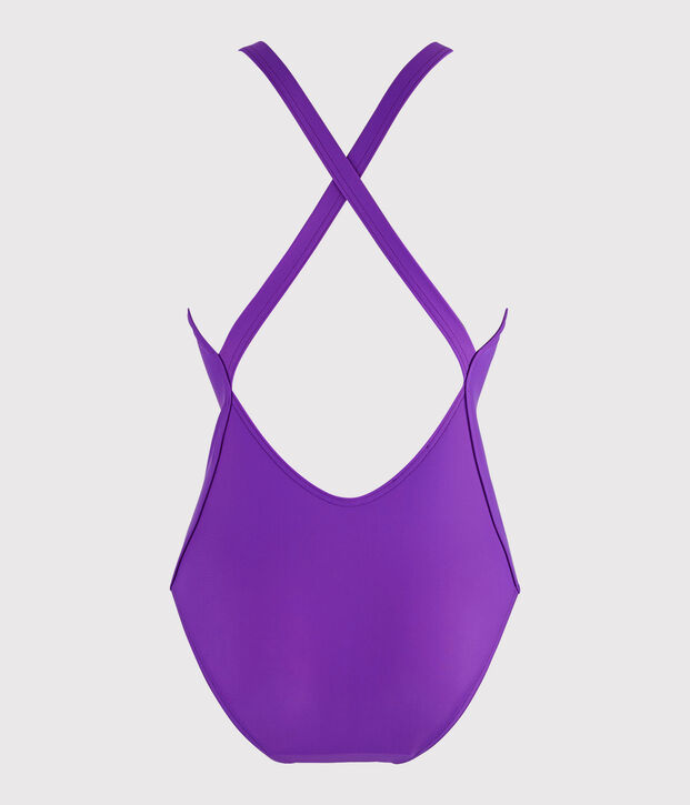 Costume da bagno intero ecoresponsabile donna viola