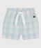 Shorts bebè in popeline vichy BOLDAIR/ MARSHMALLOW