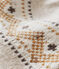 Cappellino in tricot jacquard bebé maschio beige CREAMY CHINE
