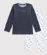 bianco/blu/multicolore
