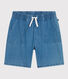 Short in denim leggero bambino
