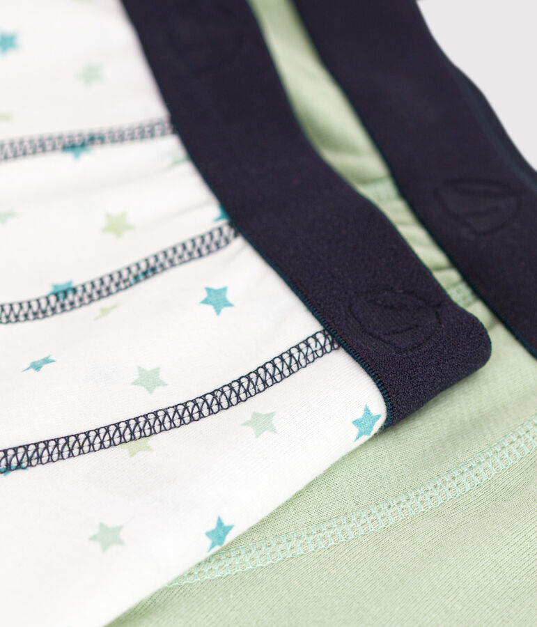 Confezione da 2 boxer bambino in cotone multicolore