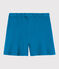 Shorts in cotone bambina blu MYKONOS