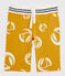 Bermuda in maglia bambino giallo BOUDOR/bianco MARSHMALLOW