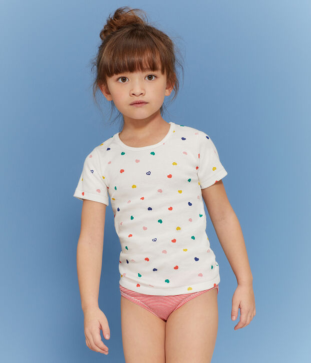 Trio slip bambina multicolore