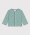 Cardigan in jersey spesso per bebè verde PAUL