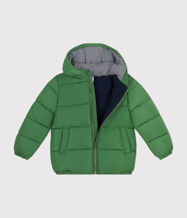 Piumino bambino unisex verde