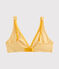 Reggiseno a triangolo donna giallo BOUDOR/bianco MARSHMALLOW