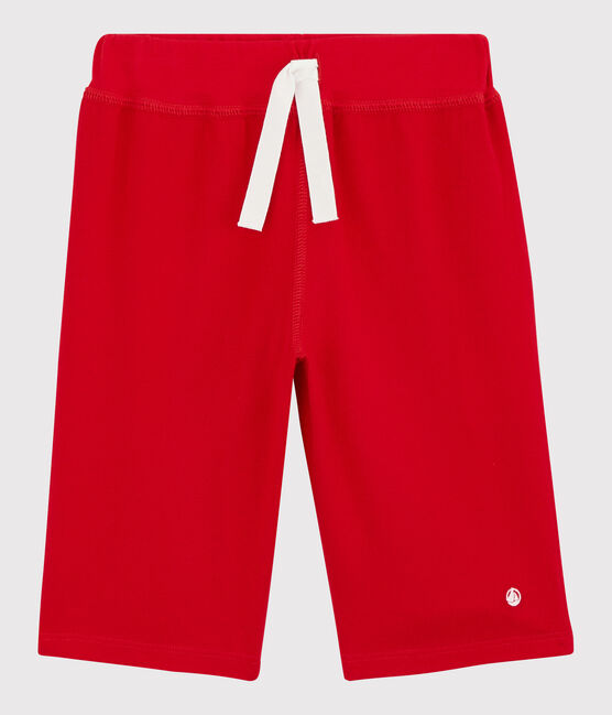 Bermuda in cotone bambino rosso PEPS