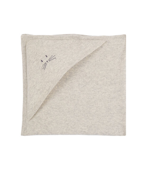Copertina in cachemire bebé unisex grigio POUSSIERE CHINE