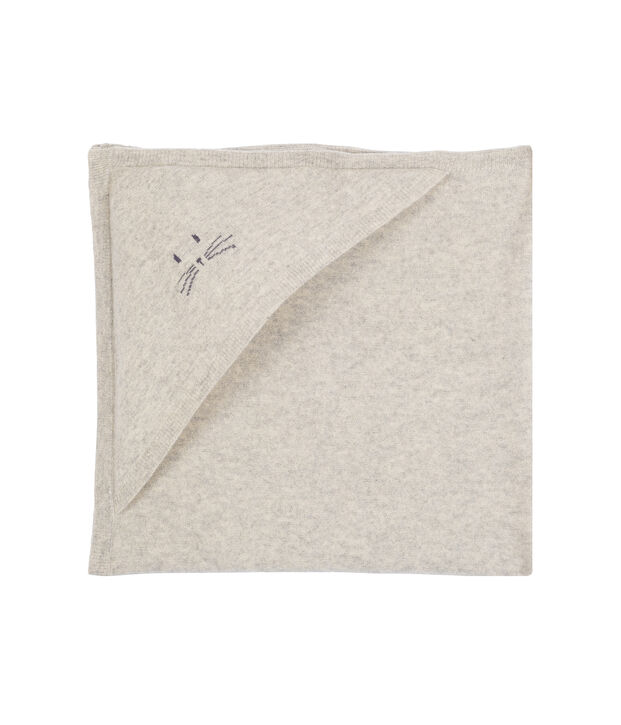 Copertina in cachemire beb&eacute; unisex grigio