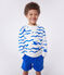 Felpa in cotone stampato bambino bianco MARSHMALLOW/bianco MULTICO