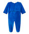 Tutina bebè in ciniglia blu PERSE