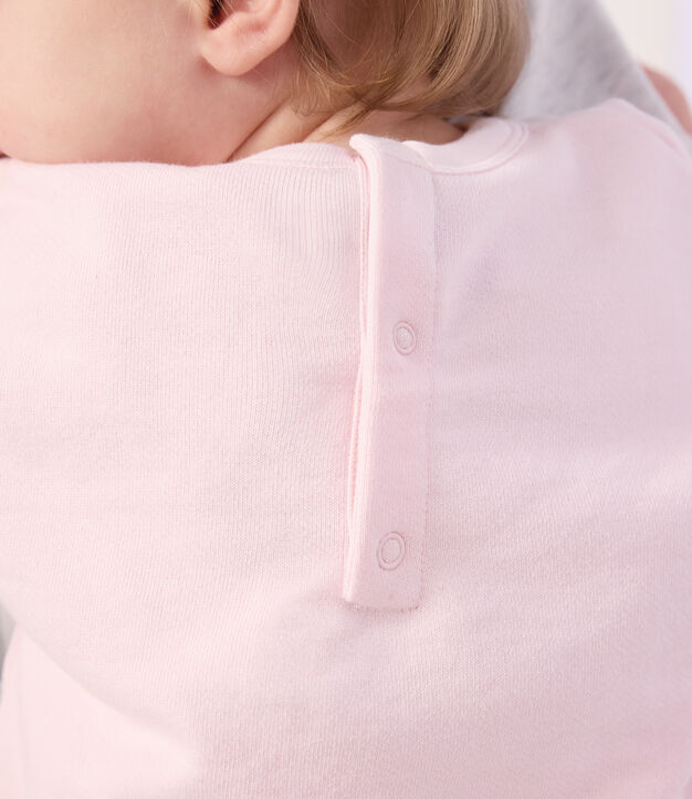Felpa in cotone per neonati con motivi BARELY