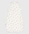 Sacco nanna neonato in cotone con orso stampato TOG 2 MARSHMALLOW/ BRUN