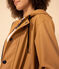 Cerata iconica in tessuto riciclato e cotone biologico beige TOURONE