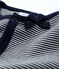 Cardigan millerighe a costina 2x2 bebè femmina blu SMOKING/bianco MARSHMALLOW