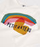 T-shirt bambina a maniche lunghe in cotone bianco MARSHMALLOW