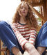 T-shirt LE DROIT girocollo in cotone Donna