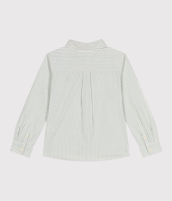 Camicia a maniche lunghe in cotone a righe bambino PAUL/ ECUME