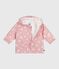 Giacca a vento con stampa floreale per neonati rosa CHARME/bianco MARSHMALLOW