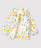 Giacca a vento in maglia spalmata bebè maschio bianco MARSHMALLOW/bianco MULTICO
