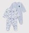 Set di pigiami in ciniglia stampata neonato multicolore