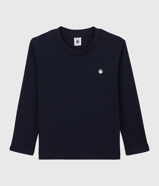 T-shirt in cotone bambina - bambino blu SMOKING
