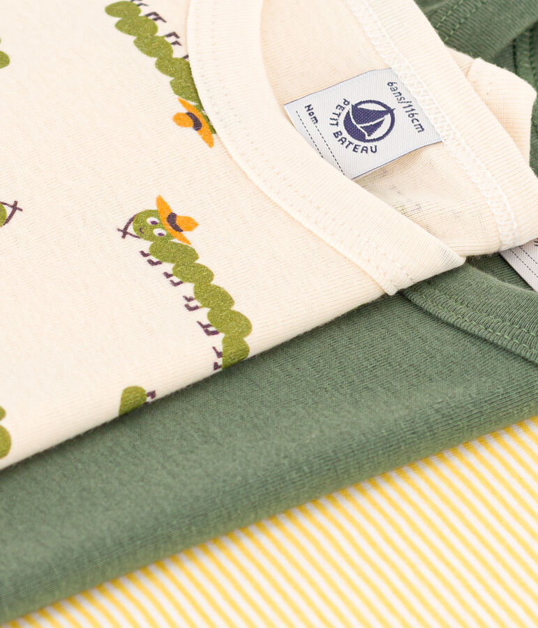 Confezione da 3 t-shirt bambino a maniche corte in cotone variante 1