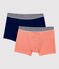 Confezione da 2 boxer ragazzo in cotone ed elastam variante 1