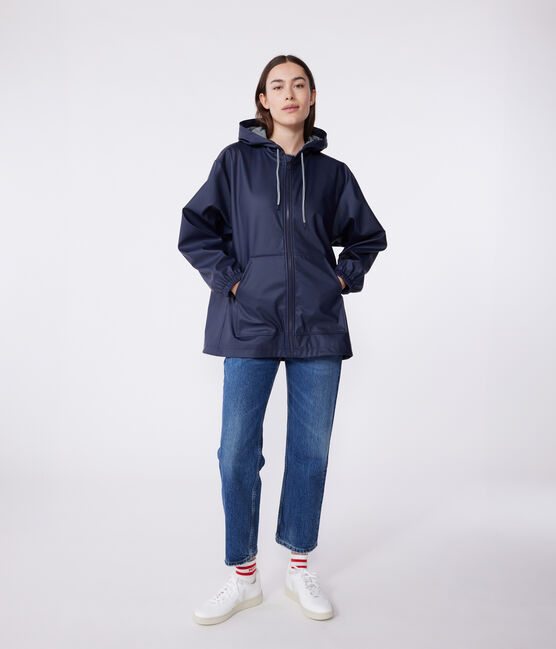 Cerata con cappuccio donna blu SMOKING