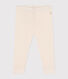 Leggings in cotone tinta unita neonato
