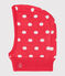 Passamontagna bebè unisex rosso SIGNAL/bianco MARSHMALLOW