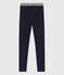 Jeggings bambina in cotone stretch blu SMOKING