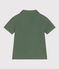 Polo a maniche corte in cotone bambino verde CROCO