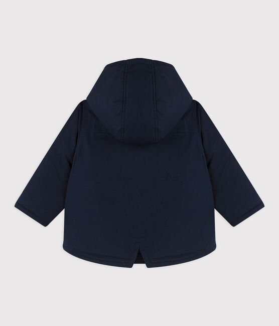 Parka lunghezza midi bebè maschio blu SMOKING