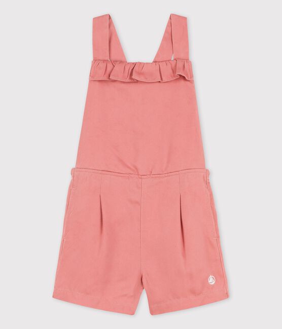 Tutina corta bambina in lyocell rosa PAPAYE