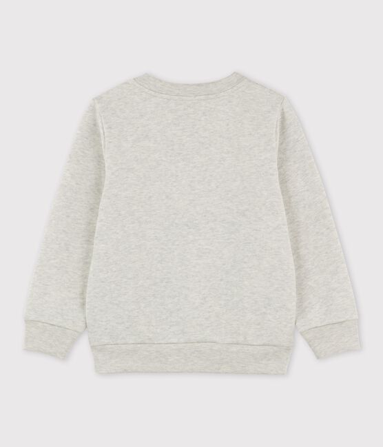 Felpa in molleton bambino grigio BELUGA CHINE