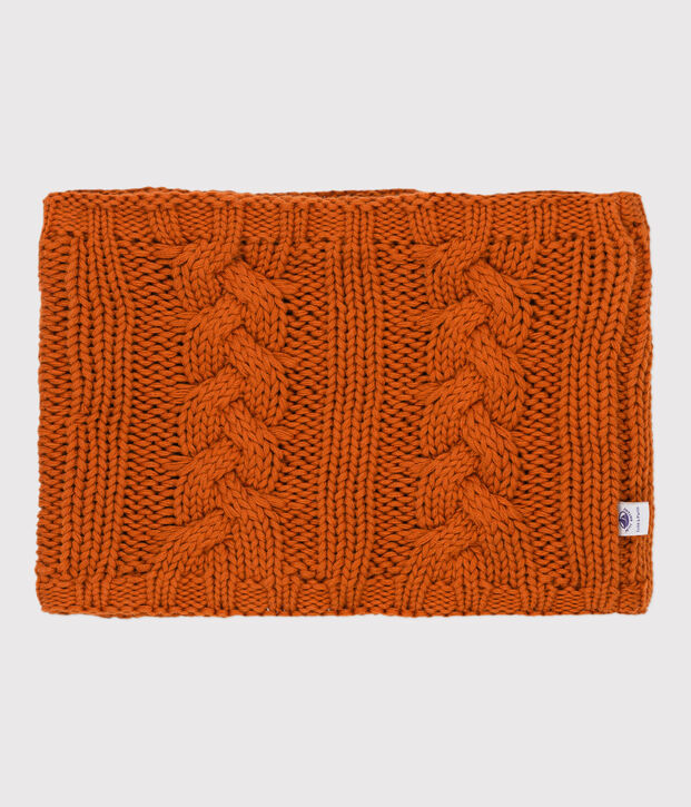 Snood bambina marrone