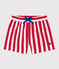 Shorts da bagno con stampa a righe neonato rosso MARSHMALLOW/ SPI