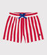 Shorts da bagno con stampa a righe neonato