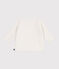 Cardigan in maglia di cotone a punto legaccio neonato bianco MARSHMALLOW