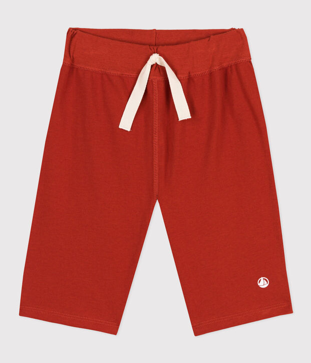 Bermuda in cotone bambino rosso