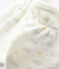 Muffole anti unghiate bebè in tubique di cotone biologico bianco MARSHMALLOW/bianco MULTICO