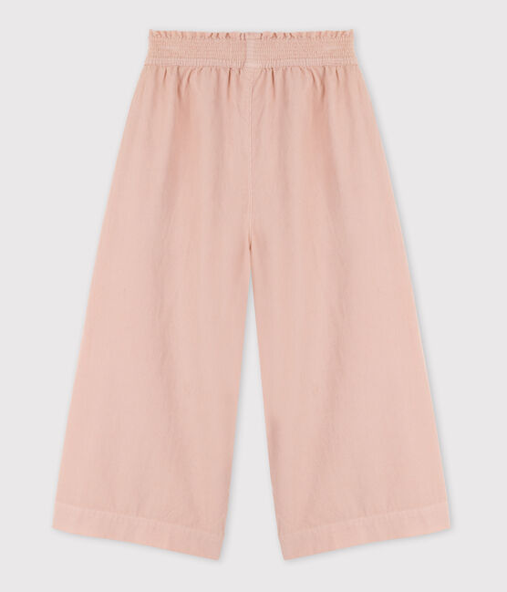 Pantaloni in velluto fine bambina rosa SALINE