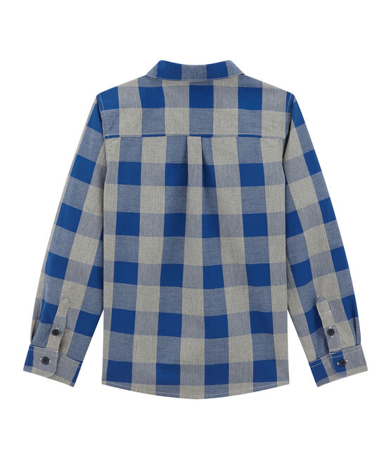 Camicia A Quadri In Popeline Per Bambino Petit Bateau